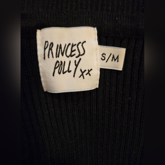 Princess Polly Rib Knit Bell Sleeve Cardigan - Picture 3 of 5